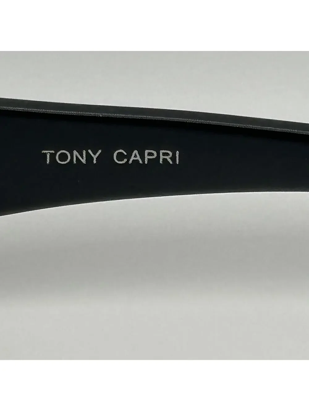 Tony Capri Black Rectangular Prescription Sunglasses Frames